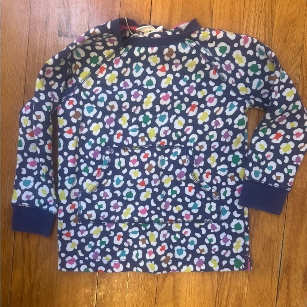 Mini Boden colorful leopard Sweatshirt